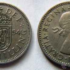 Monete antiche di Europa: MONEDA 1 SHILLING GRAN BRETAÑA 1954. Lote 50650916