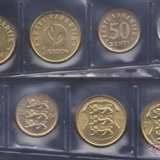 Monedas antiguas de Europa: ESTONIA - SERIE COMPLETA - DIFERENTES AÑOS - SIN CIRCULAR. Lote 52636143