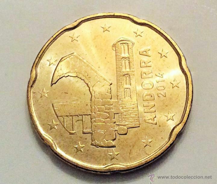 Monedas antiguas de Europa: 20 C&Eacute;NTIMOS ANDORRA 2014 - Foto 1