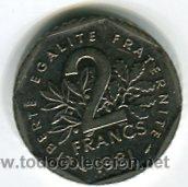 Monedas antiguas de Europa: FRANCIA 2 FRANCOS A&Ntilde;O 1981 - Foto 1
