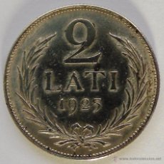 Monedas antiguas de Europa: 2 LATI DE DE 1925 DE LETONIA. Lote 54201018