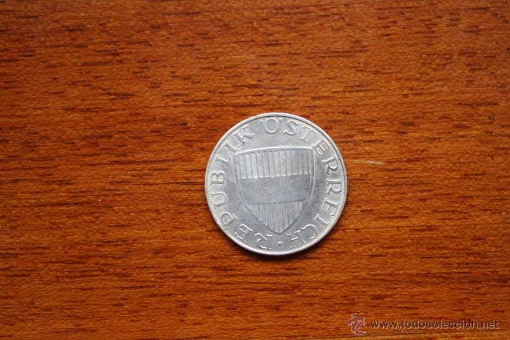 Monedas antiguas de Europa: AUSTRIA, 10 CHELINES 1959, plata. - Foto 2