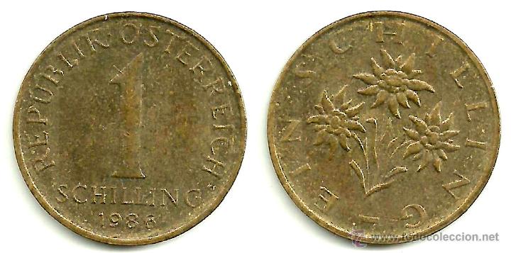 Monedas antiguas de Europa: AUSTRIA 1 SCHILLING 1986 - Foto 1