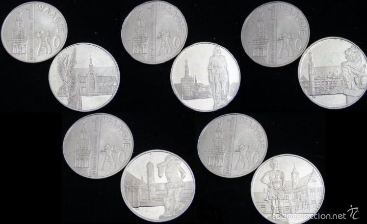Monedas antiguas de Europa: HOLANDA PROVINCIA DE ALKMAAR - 5 MODELOS DE MONEDAS 1 WAAGJE CONMEMORATIVOS - Foto 1 - 55141842