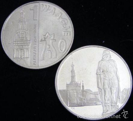 Monedas antiguas de Europa: HOLANDA PROVINCIA DE ALKMAAR - 5 MODELOS DE MONEDAS 1 WAAGJE CONMEMORATIVOS - Foto 3 - 55141842