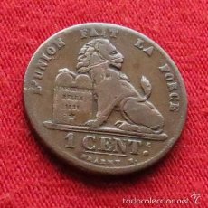 Monedas antiguas de Europa: BELGICA 1 CENT. 1847. Lote 55323222