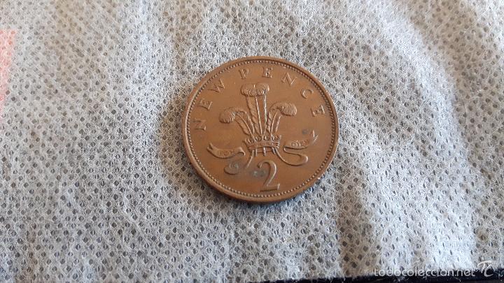 Monedas antiguas de Europa: MONEDA DE 2 PENIQUES; INGLATERRA - Foto 1