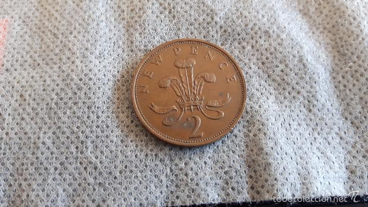 Monedas antiguas de Europa: MONEDA DE 2 PENIQUES; INGLATERRA - Foto 3
