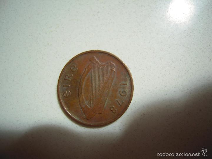 Monedas antiguas de Europa: Moneda medio penique Eire 1978 - Foto 2
