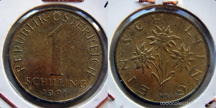 Monedas antiguas de Europa: MONEDA DE AUSTRIA 1 SCHILLING 1991 - Foto 1