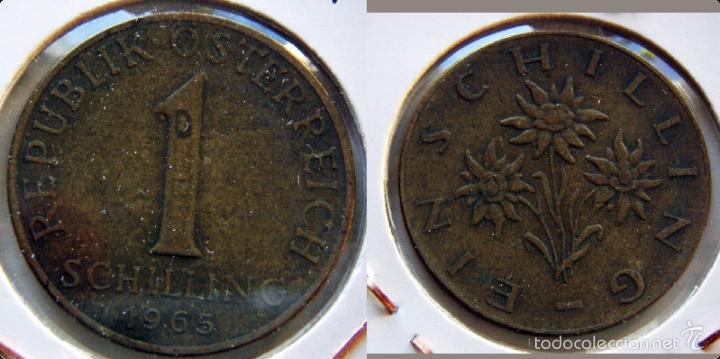 Monedas antiguas de Europa: MONEDA DE AUSTRIA 1 SCHILLING 1965 - Foto 1