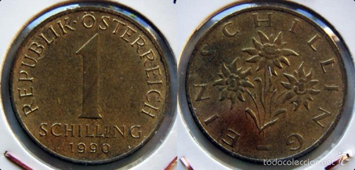 Monedas antiguas de Europa: MONEDA DE AUSTRIA 1 SCHILLING 1990 - Foto 1