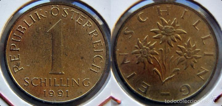 Monedas antiguas de Europa: MONEDA DE AUSTRIA 1 SCHILLING 1991 - Foto 1