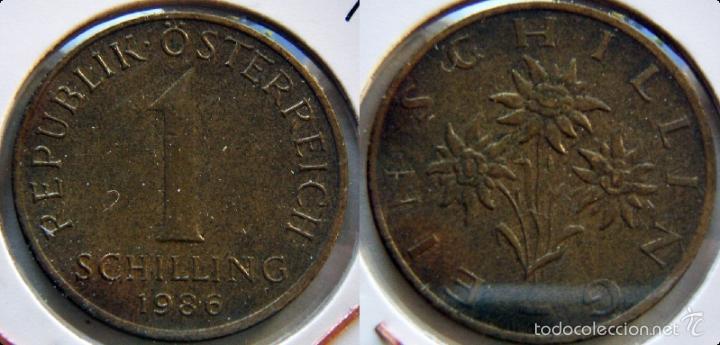 Monedas antiguas de Europa: MONEDA DE AUSTRIA 1 SCHILLING 1986 - Foto 1