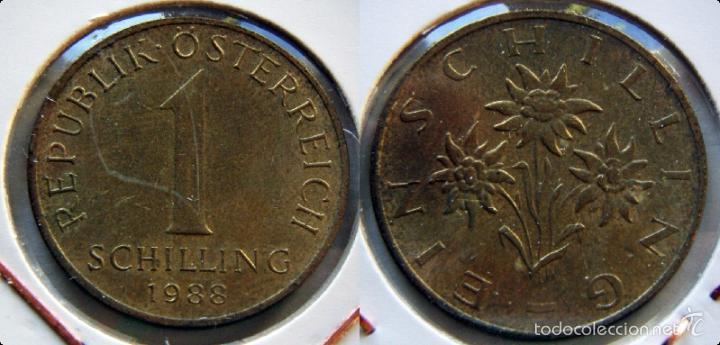Monedas antiguas de Europa: MONEDA DE AUSTRIA 1 SCHILLING 1988 - Foto 1