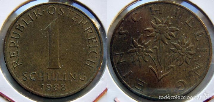 Monedas antiguas de Europa: MONEDA DE AUSTRIA 1 SCHILLING 1988 - Foto 1