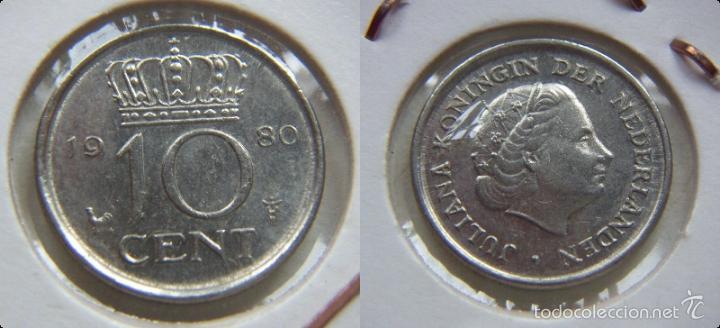 Monedas antiguas de Europa: MONEDA DE HOLANDA 10 CENT 1980 - Foto 1