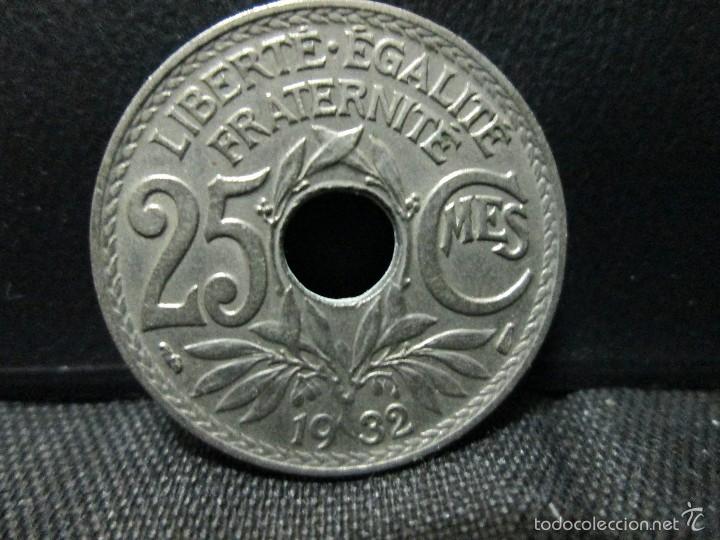 Monedas antiguas de Europa: 25 centimos 1932 francia - Foto 1
