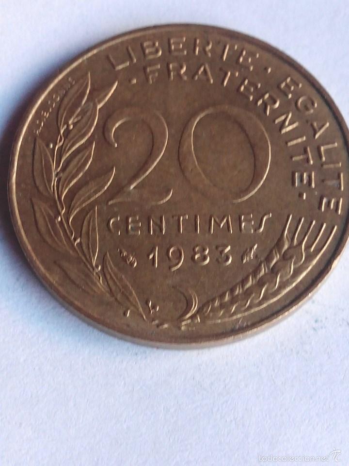 Monedas antiguas de Europa: MONEDA FRANCIA 20 CENTIMES-CENTIMOS 1983.EBC - Foto 1