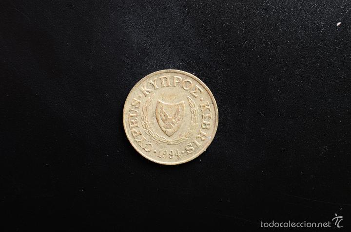 Monedas antiguas de Europa: CHIPRE 5 K 1994 MBC - Foto 2