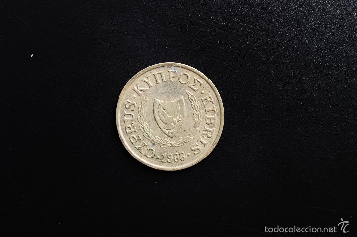 Monedas antiguas de Europa: CHIPRE  -  10 C  -  1993  -  MBC - Foto 2