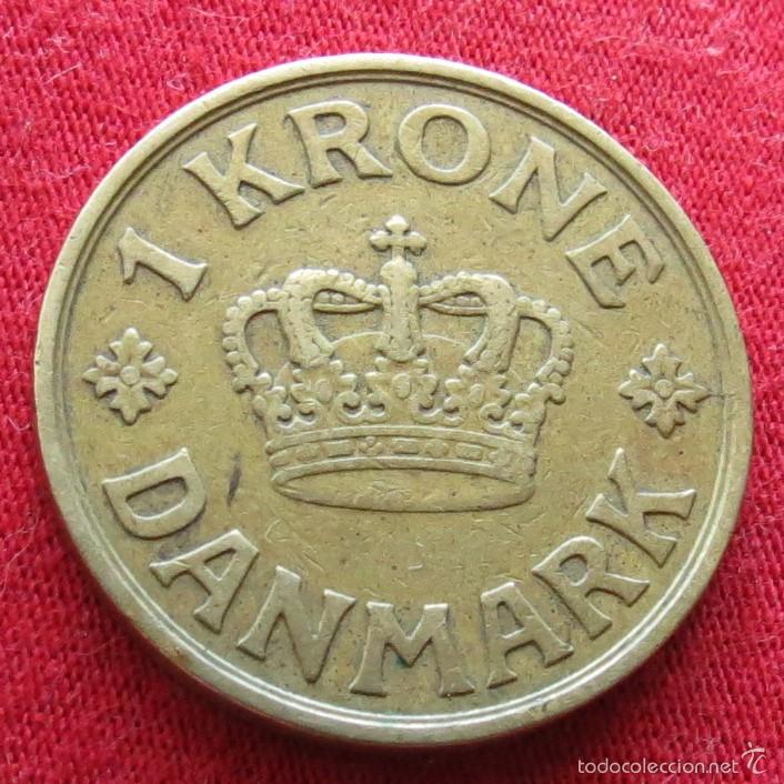 Monedas antiguas de Europa: Dinamarca 1 krone 1935 - Foto 1