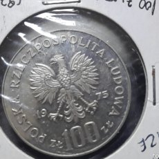 Monedas antiguas de Europa: 100 ZLOTY PLATA 1975. Lote 60703427