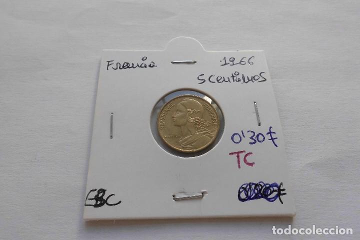 Monedas antiguas de Europa: Francia 5 centimos 1966 - Foto 1