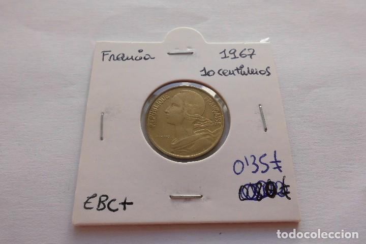Monedas antiguas de Europa: Francia 10 centimos 1967 - Foto 1