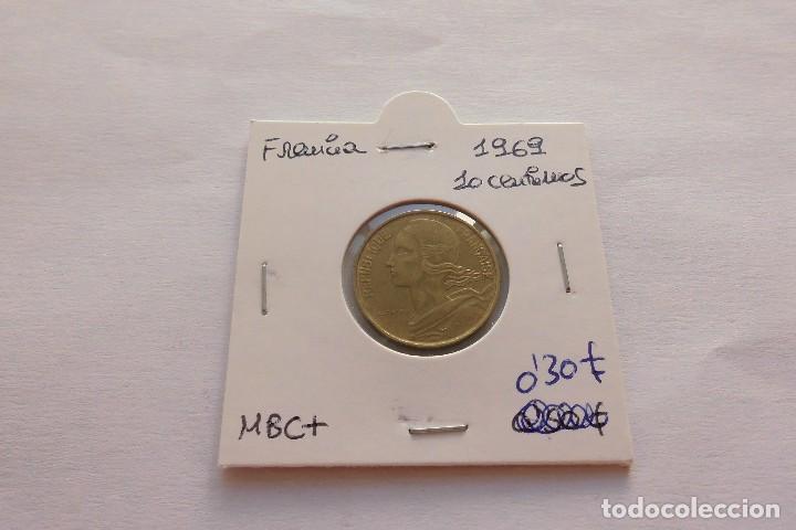 Monedas antiguas de Europa: Francia 10 centimos 1969 - Foto 1