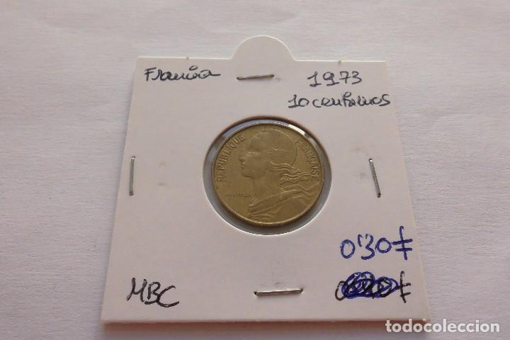 Monedas antiguas de Europa: Francia 10 centimos 1973 - Foto 1
