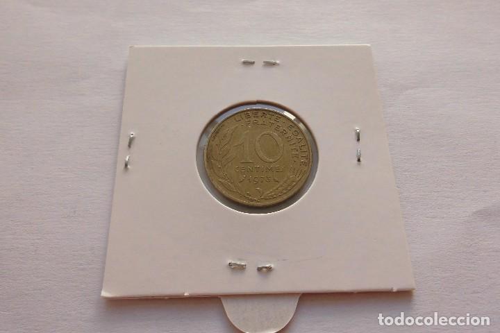 Monedas antiguas de Europa: Francia 10 centimos 1973 - Foto 2