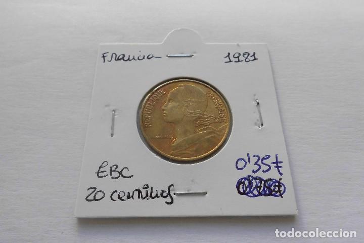 Monedas antiguas de Europa: Francia 20 centimos 1981 - Foto 1