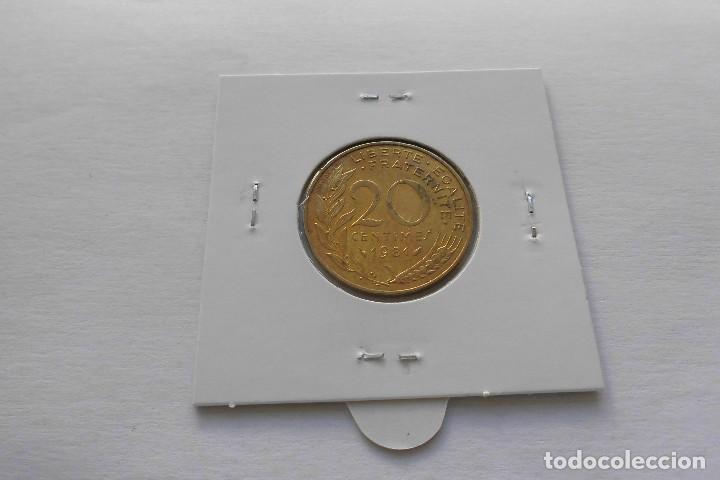 Monedas antiguas de Europa: Francia 20 centimos 1981 - Foto 2