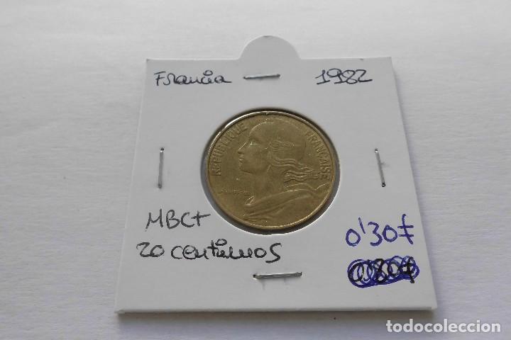 Monedas antiguas de Europa: Francia 20 centimos 1982 - Foto 1
