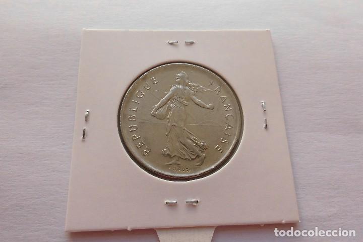 Monedas antiguas de Europa: Francia 5 Francos 1972 - Foto 2