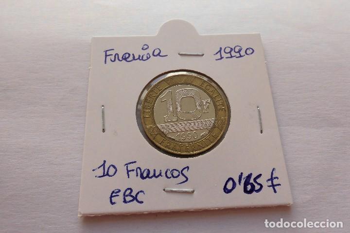Monedas antiguas de Europa: Francia 10 Francos 1990 - Foto 1