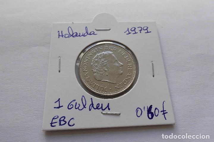 Monedas antiguas de Europa: Holanda 1 Gulden 1979 - Foto 1