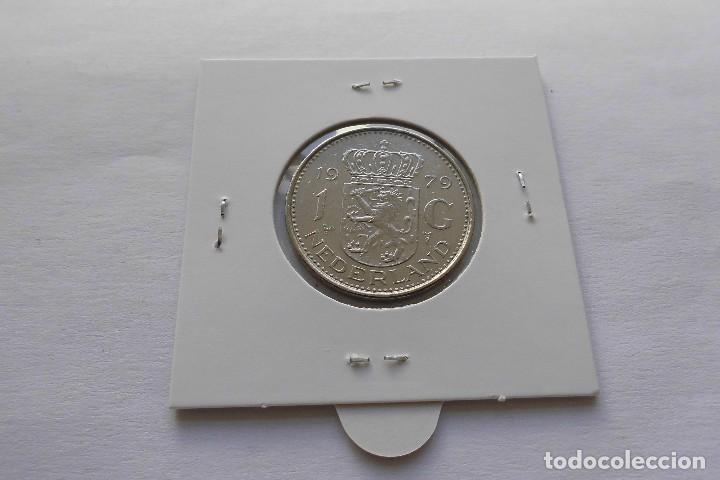 Monedas antiguas de Europa: Holanda 1 Gulden 1979 - Foto 2