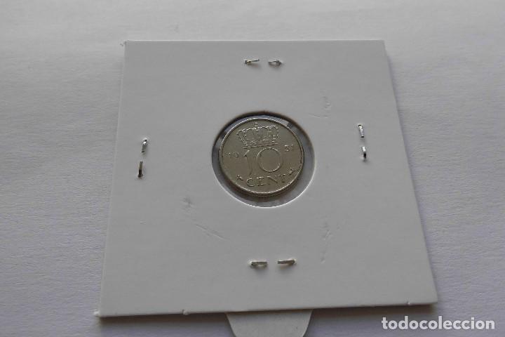 Monedas antiguas de Europa: Holanda 10 Cent 1951 - Foto 2