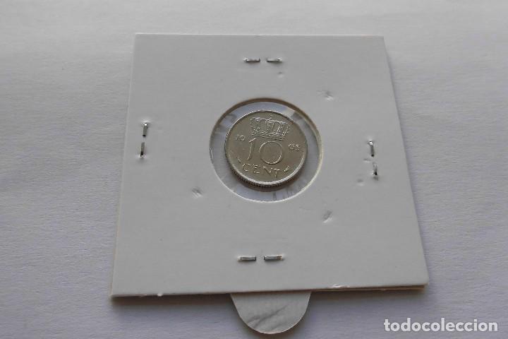 Monedas antiguas de Europa: Holanda 10 Cent 1963 - Foto 2