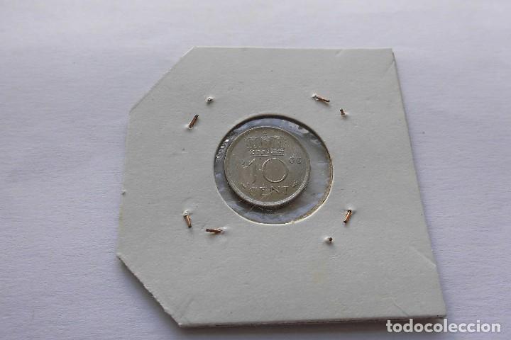 Monedas antiguas de Europa: Holanda 10 Cent 1966 SC - Foto 2