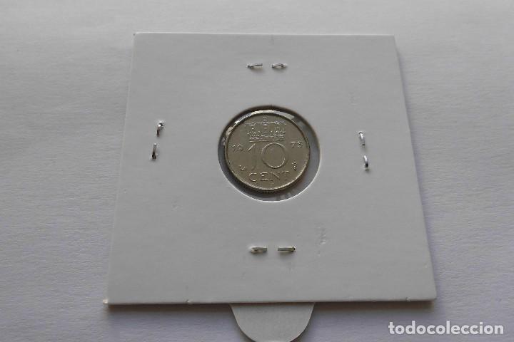 Monedas antiguas de Europa: Holanda 10 Cent 1973 - Foto 2