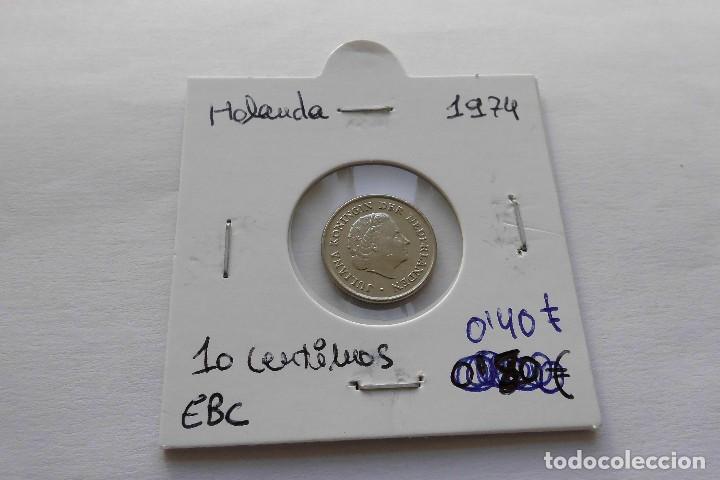 Monedas antiguas de Europa: Holanda 10 Cent 1974 - Foto 1