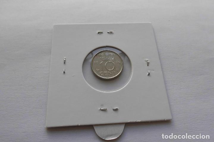 Monedas antiguas de Europa: Holanda 10 Cent 1974 - Foto 2