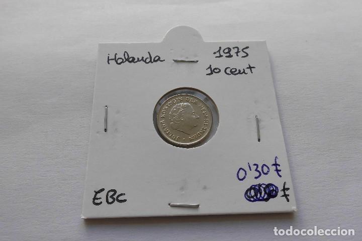 Monedas antiguas de Europa: Holanda 10 Cent 1975 - Foto 1
