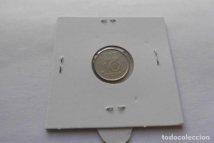 Monedas antiguas de Europa: Holanda 10 Cent 1975 - Foto 2
