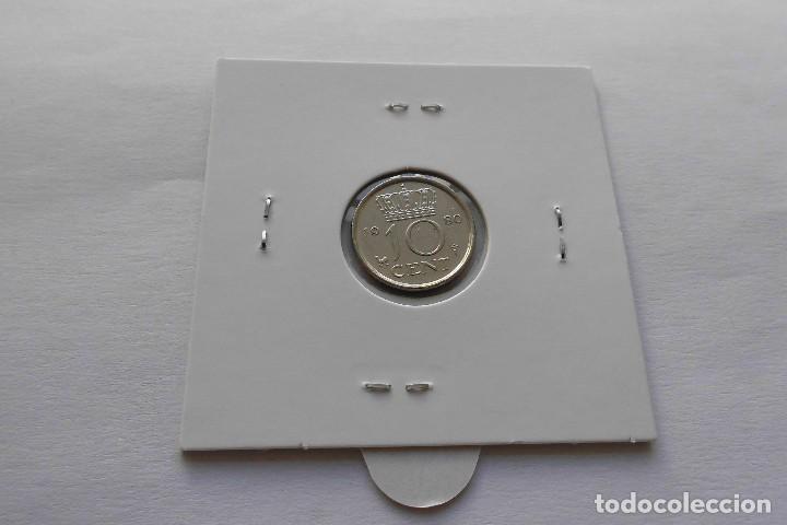 Monedas antiguas de Europa: Holanda 10 Cent 1980 - Foto 2