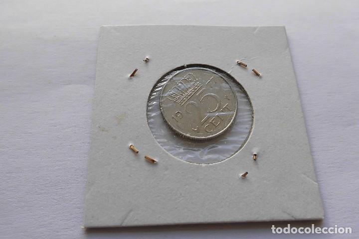 Monedas antiguas de Europa: Holanda 25 Cent 1977 - Foto 2