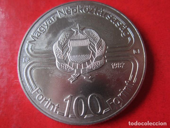 Monedas antiguas de Europa: Hungria. 100 florines. 1982 - Foto 2